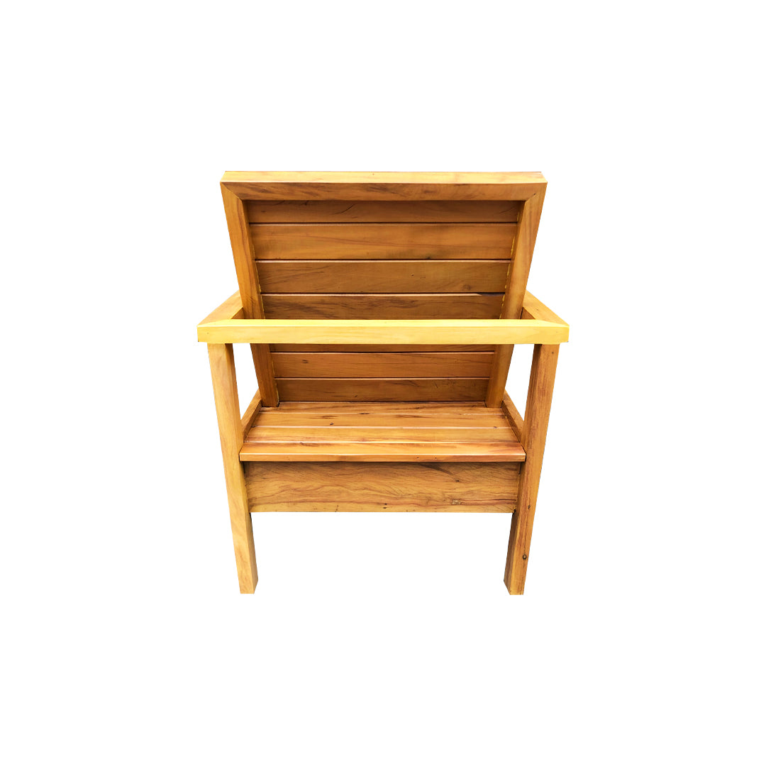 Apex Solid Wood Bench Set with Backrest