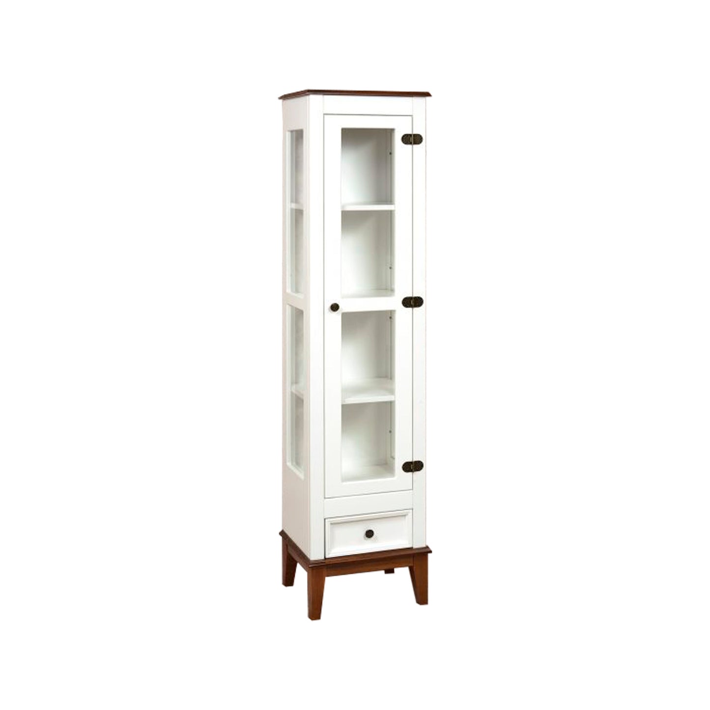 Conejera 1 Puerta y 1 Cajón Blanco 350x429x1800 mm