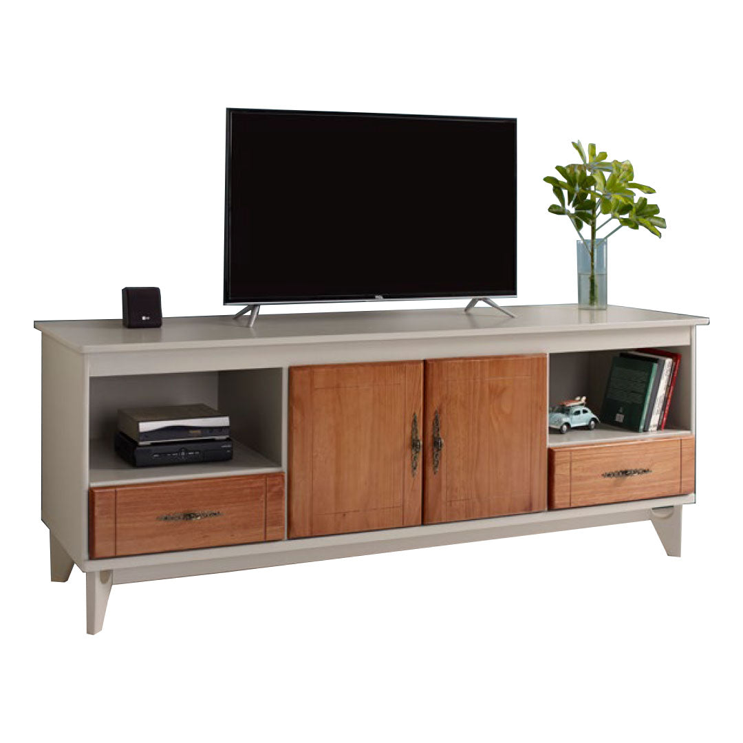 Estantería Madera França con 2 puertas y 2 cajones 1,86x0,45x0,70m