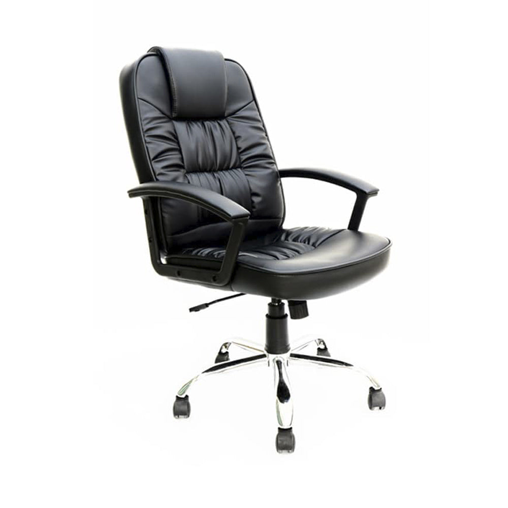 Silla de Oficina Viseu Baja Negra