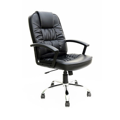 Silla de Oficina Viseu Baja Negra