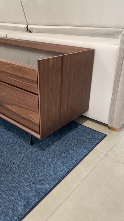 Estantería Madera y Vidrio Airon 2.00x0.50x0.55m