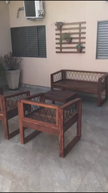 Apex Coffee Table 60x60cm Solid Wood