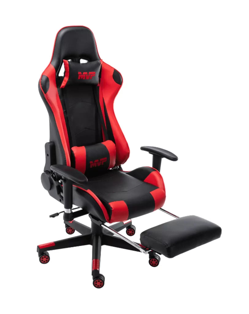 Cadeira Gamer MVP cor Preto com Vermelho