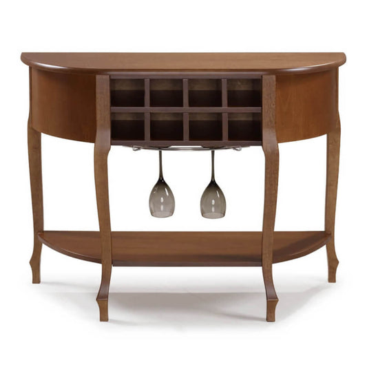 Aparador Aquiles con Botellero 110x42x80cm Madera color Imbuia