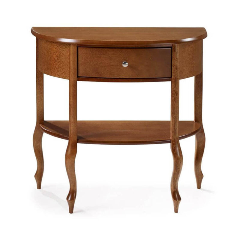 Luiza Meia Lua Aparador 1 Cajón Balda 75x37x76cm Color Madera Imbuia