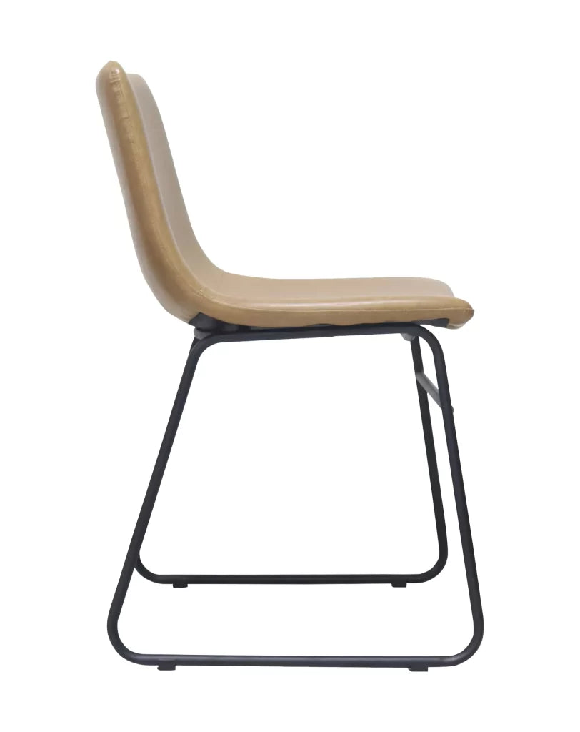 Silla Denver color caramelo