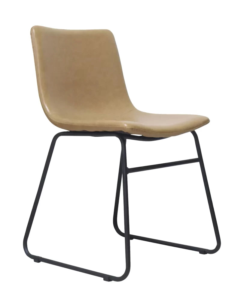 Silla Denver color caramelo
