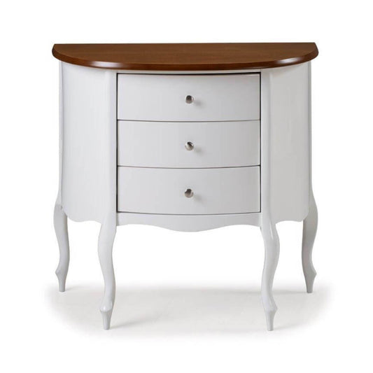 Cómoda Luiza 75x37x76cm Madera Blanca