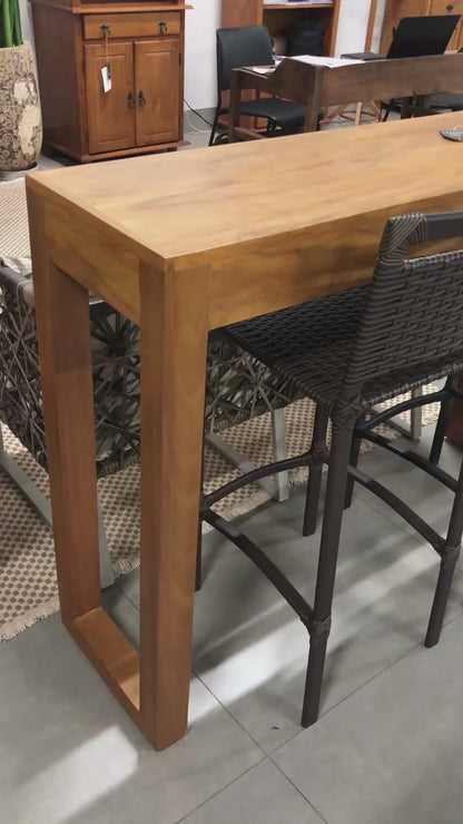 Banco Patrícia 140x50cm Madera Maciza