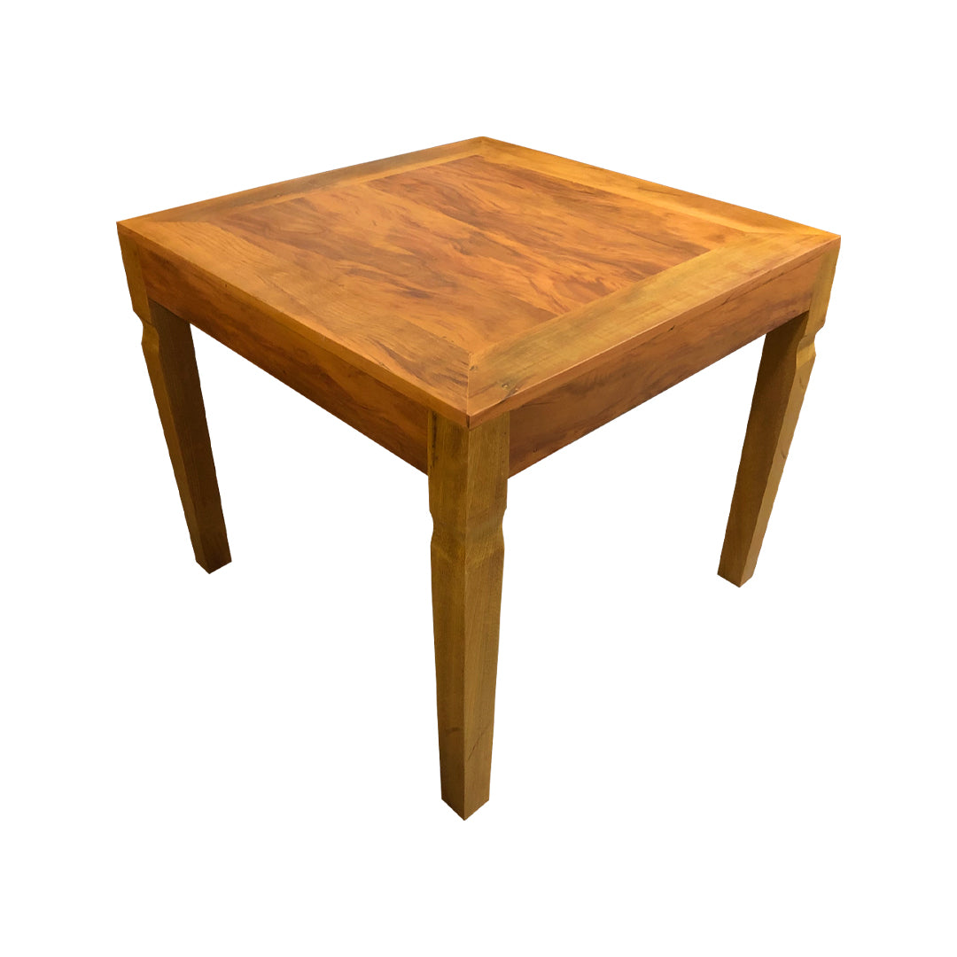 Mesa de comedor Vivi cuadrada de madera maciza 80x80 cm - 4 plazas
