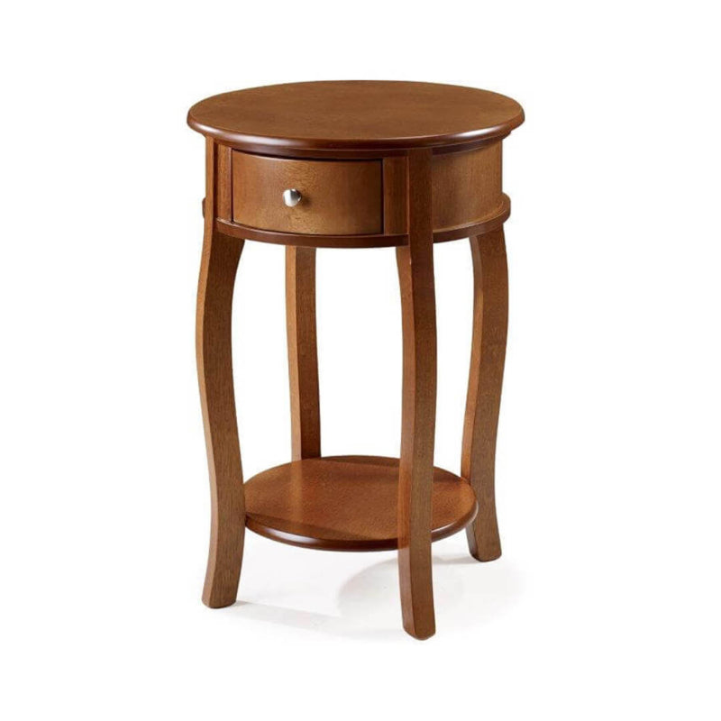 Canon Mesa Auxiliar 1 Cajón Estante 48x48x73cm Color Madera Imbua