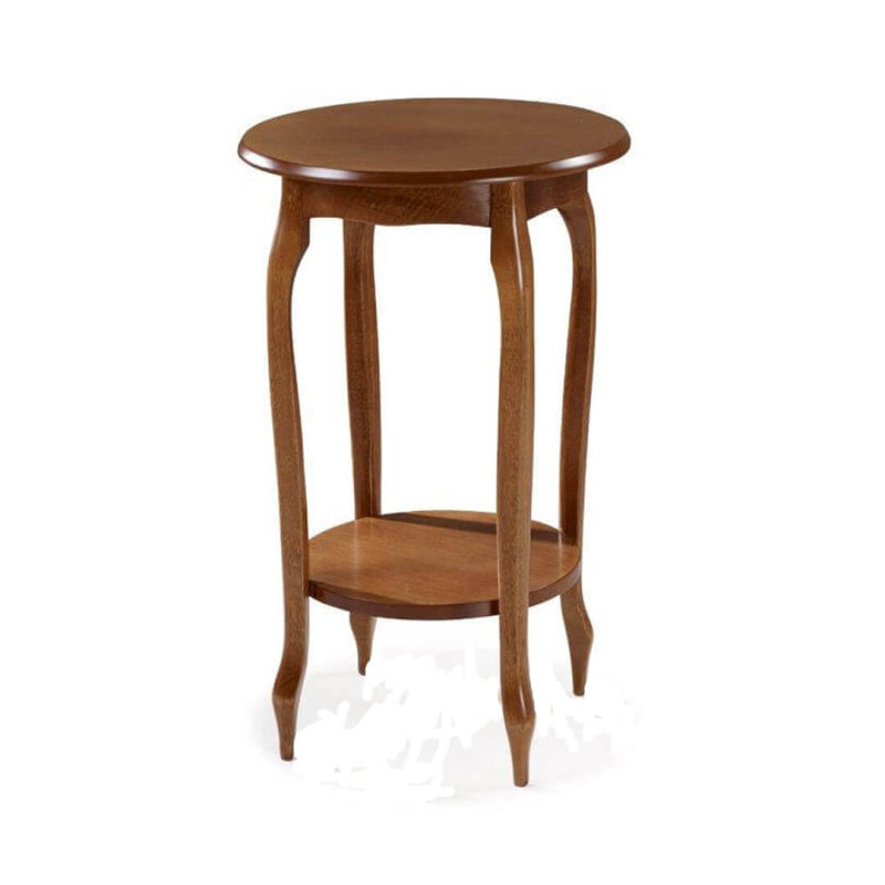 Mesa Lateral Floreira Luiza Prateleira 44x44x72cm Madeira cor Imbua | Toth Móveis