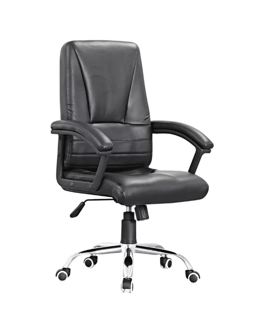 Silla de oficina Boston negra