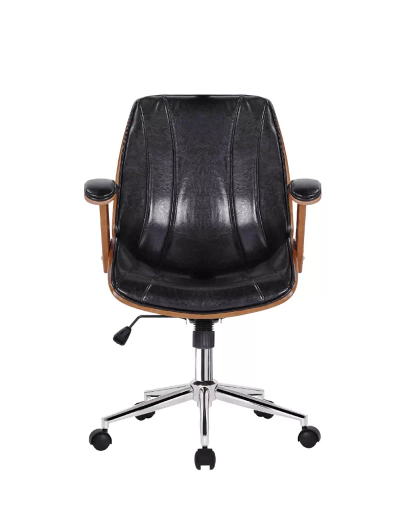 Silla Director Office Kopenhagen en negro y madera