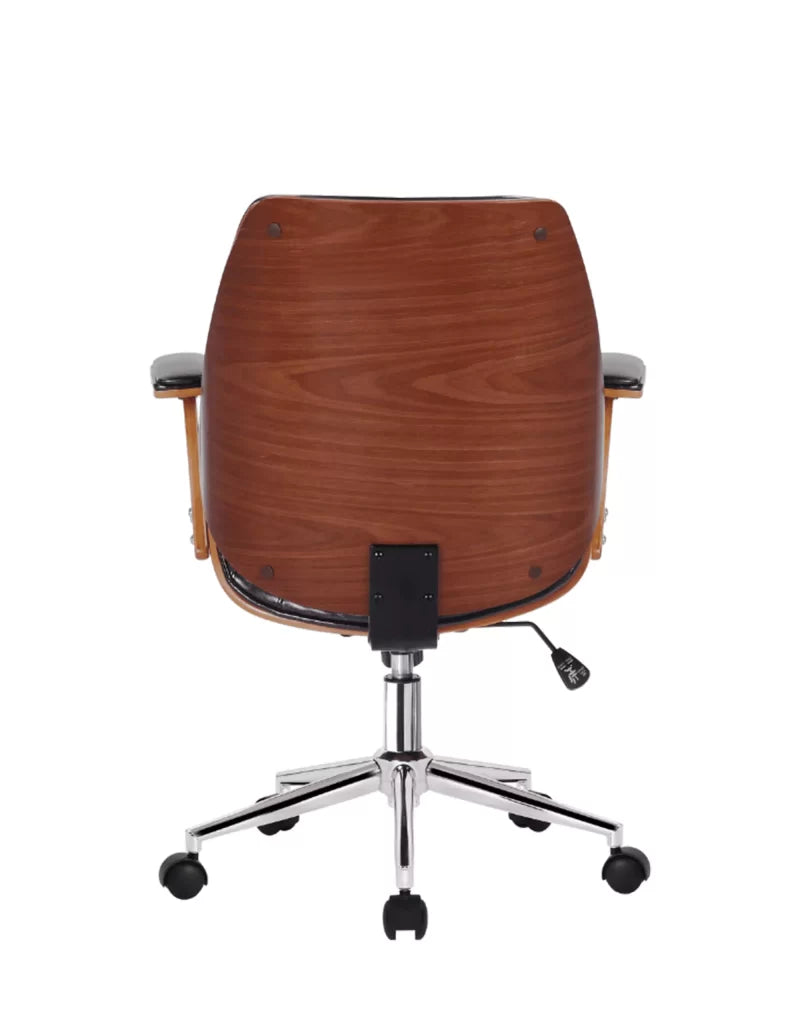 Silla Director Office Kopenhagen en negro y madera