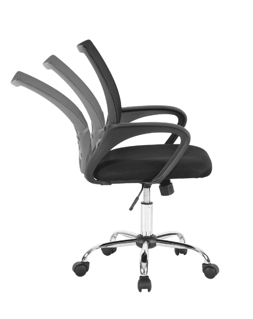 Silla de oficina Manchester en negro