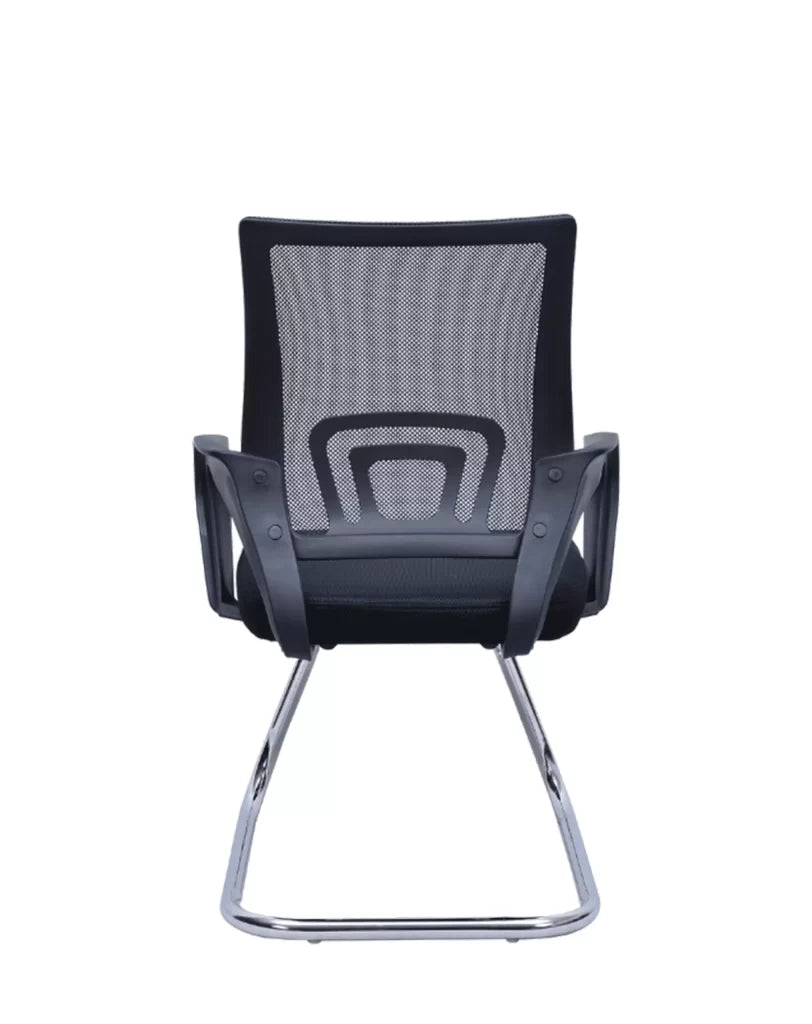 Silla fija de oficina Manchester en negro