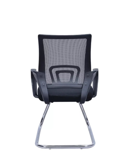 Silla fija de oficina Manchester en negro