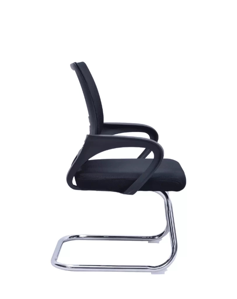 Silla fija de oficina Manchester en negro