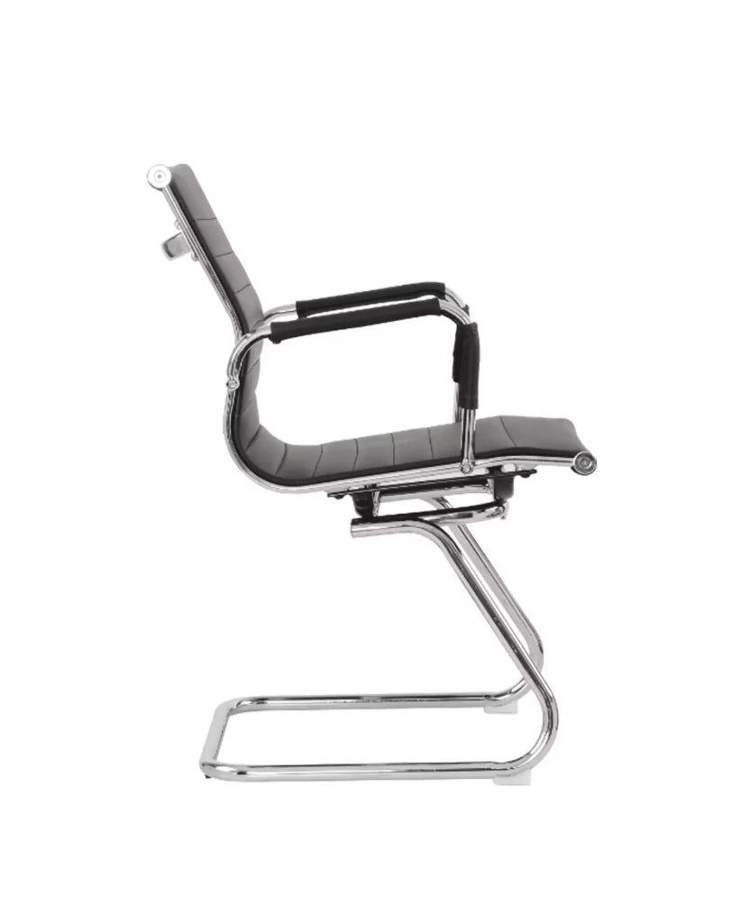 Silla de oficina fija Manhattan negra