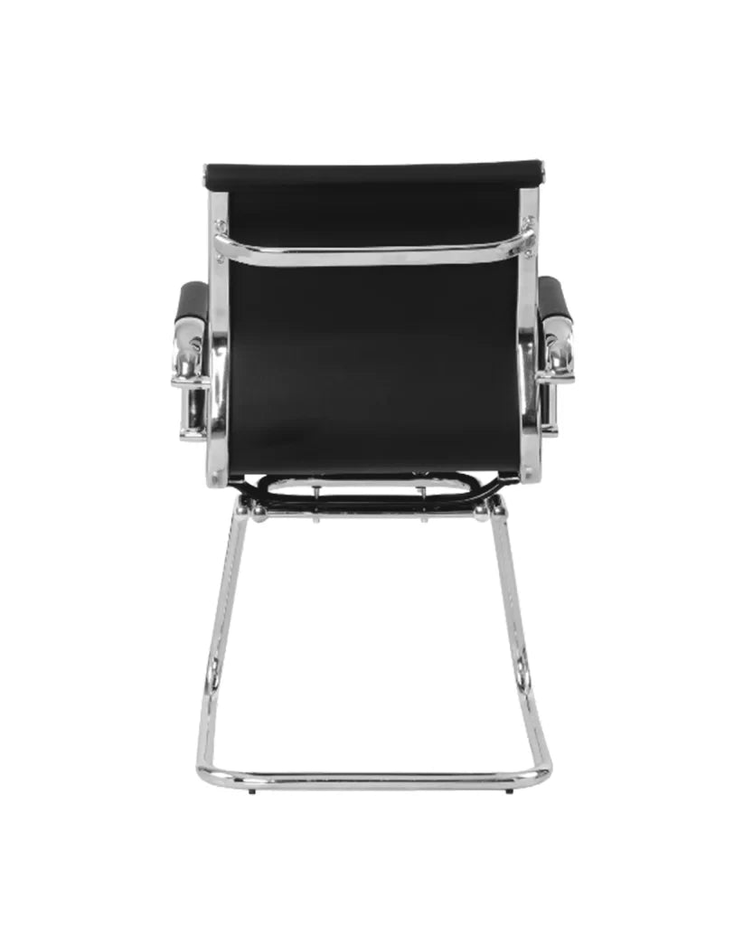 Silla de oficina fija Manhattan negra