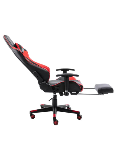 Cadeira Gamer MVP cor Preto com Vermelho