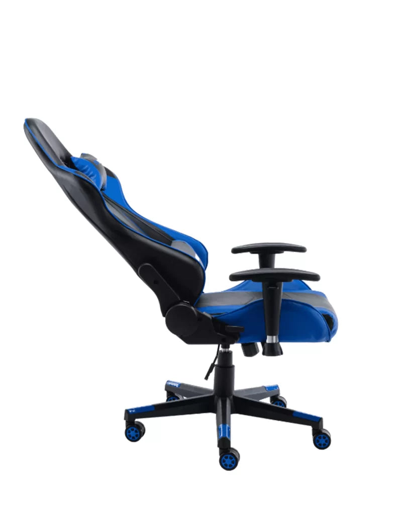 Cadeira Gamer One Shot cor Preto com Azul