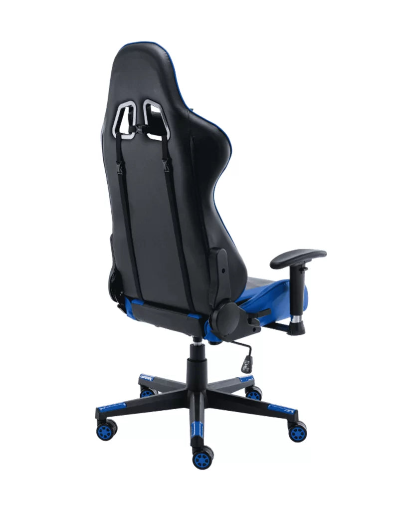 Cadeira Gamer One Shot cor Preto com Azul