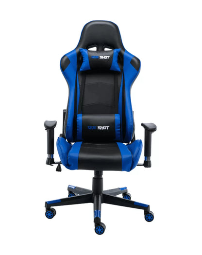 Cadeira Gamer One Shot cor Preto com Azul
