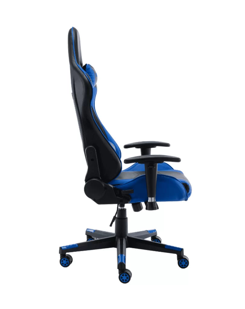 Cadeira Gamer One Shot cor Preto com Azul