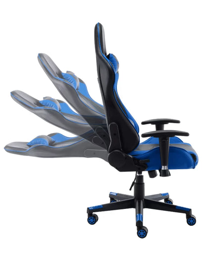 Cadeira Gamer One Shot cor Preto com Azul
